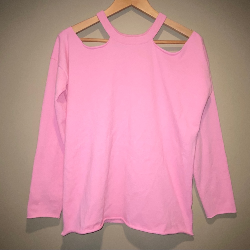 Forever 21 cold shoulder sweater